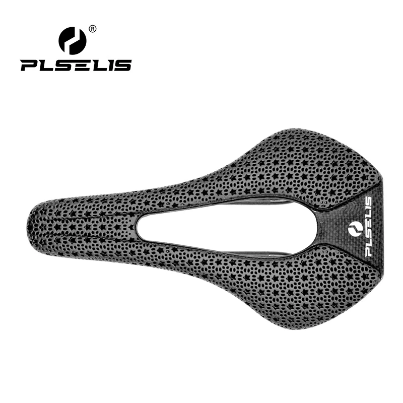 PLSELIS popular road mountain bike saddle 3D printed carbon fiber hollow breathable high-strength short nose cushion
PLSELIS popular road mountain bike saddle 3D printed carbon fiber hollow breathable high-strength short nose cushion