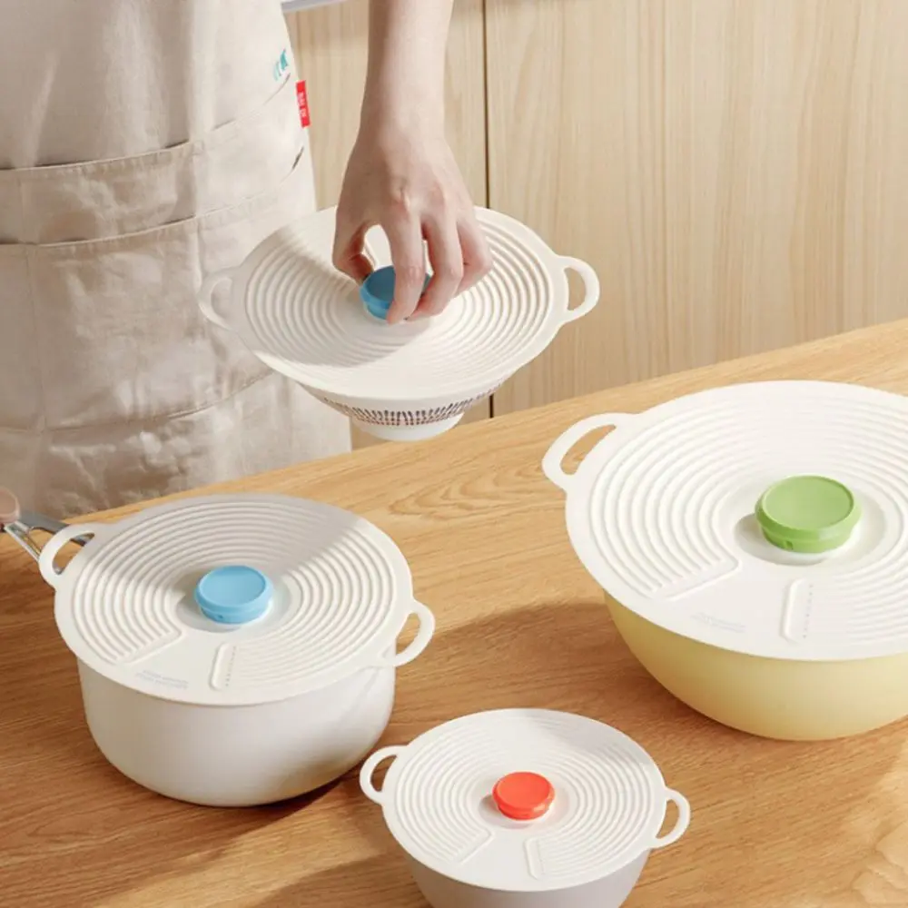 3pcs Silicone Cooking Pan Lid Universal Reusable Fresh-keeping Cover Heat Resistant Splash-proof Microwave Splatter Cover Pot
3pcs Silicone Cooking Pan Lid Universal Reusable Fresh-keeping Cover Heat Resistant Splash-proof Microwave Splatter Cover Pot