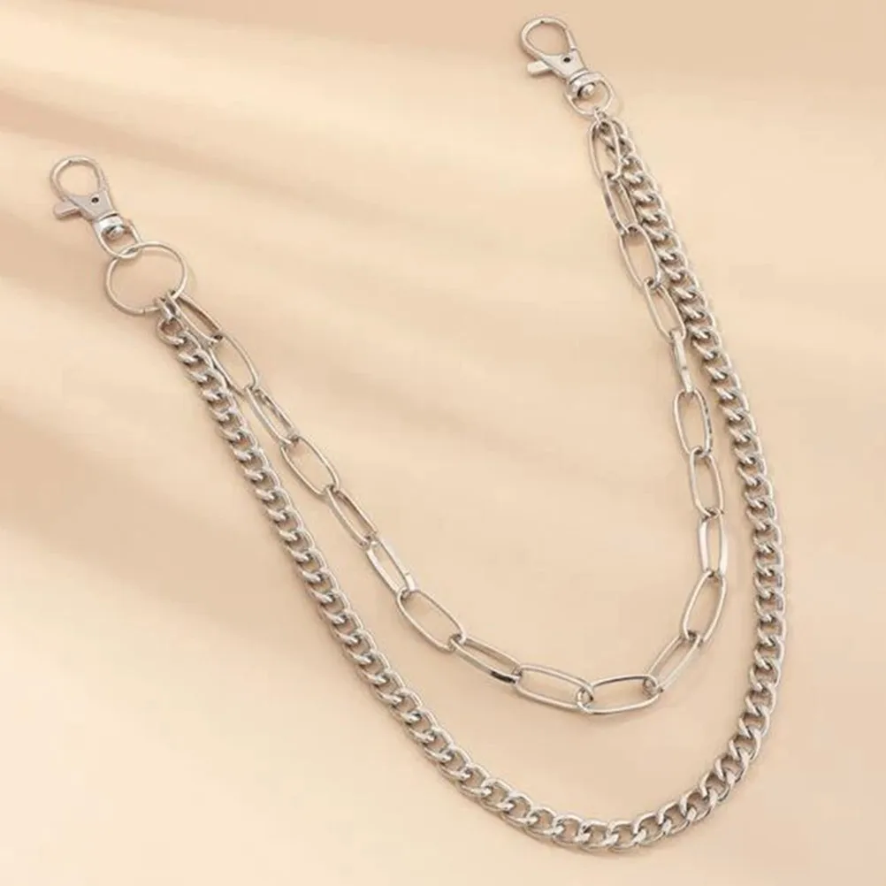 2Pcs Metal Waist Belts Punk Style Decorative Chains Elegant Body Chain for Women Fashionable Belly Belt Christmas Halloween
2Pcs Metal Waist Belts Punk Style Decorative Chains Elegant Body Chain for Women Fashionable Belly Belt Christmas Halloween