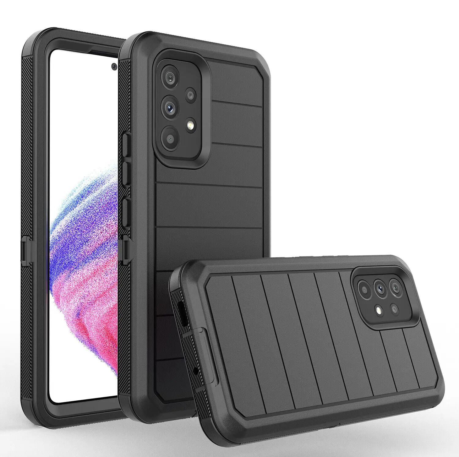 3 in 1Heavy Duty Rugged Belt Clip Holster Armor Shockproof Case Cover For Motorola Moto G Power 2022/ G Pure/ G Play 2023
3 in 1Heavy Duty Rugged Belt Clip Holster Armor Shockproof Case Cover For Motorola Moto G Power 2022/ G Pure/ G Play 2023