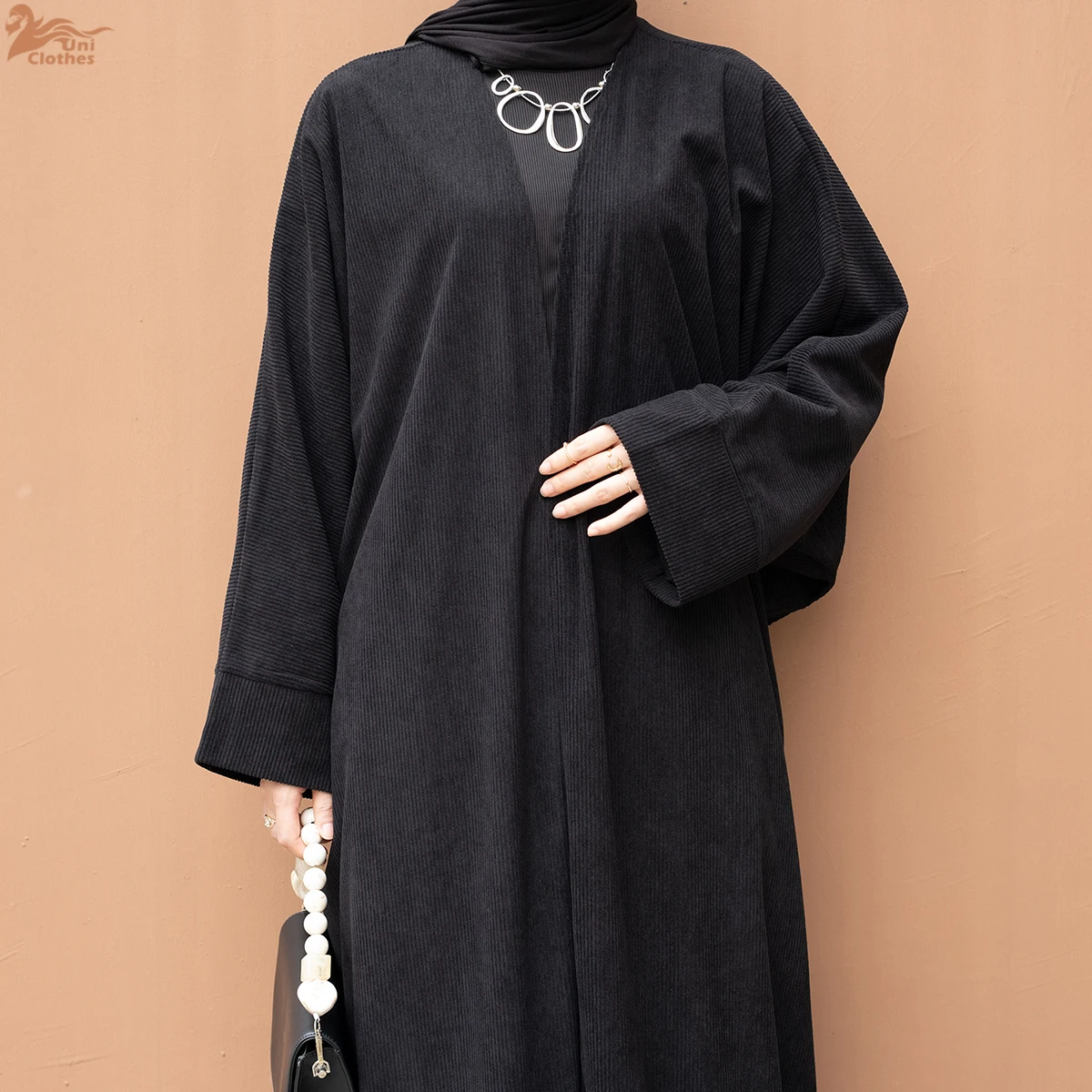 Uni Fashion Islamic Clothing Winter Abaya Corduroy Fabric Open Abaya Turkey Designs Women's Dresses Cardigan Plain Abaya
Uni Fashion Islamic Clothing Winter Abaya Corduroy Fabric Open Abaya Turkey Designs Women's Dresses Cardigan Plain Abaya