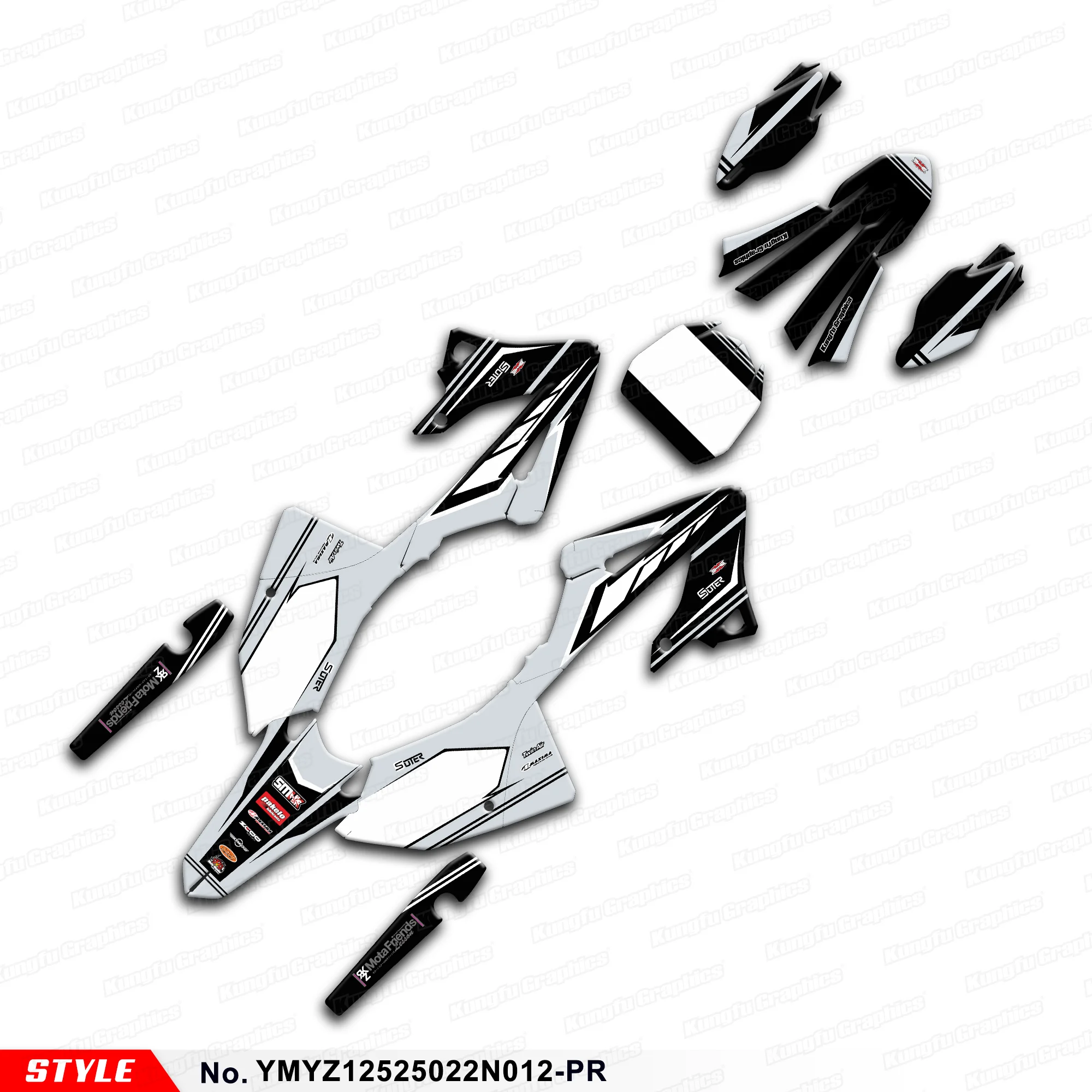 JY RACING Motorcycle Graphics Stickers Complete for Yamaha YZ125 YZ250 2022 2023 2024 2025 2026 YZ125X 250X, YMYZ12525022N012-PR
JY RACING Motorcycle Graphics Stickers Complete for Yamaha YZ125 YZ250 2022 2023 2024 2025 2026 YZ125X 250X, YMYZ12525022N012-PR
