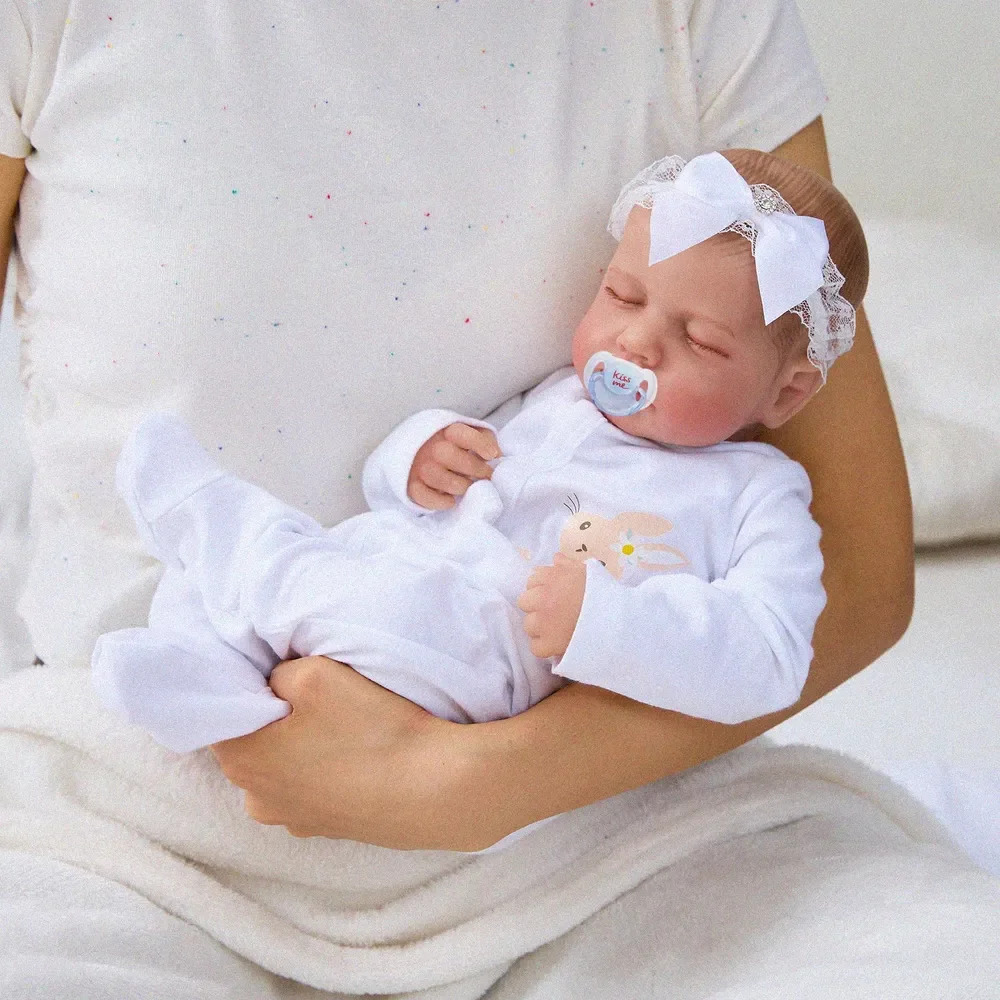 17 Inch Full Reborn Baby Doll With Painted Lifelike Hair Bebe Reborn Christmas Toys
17 Inch Full Reborn Baby Doll With Painted Lifelike Hair Bebe Reborn Christmas Toys