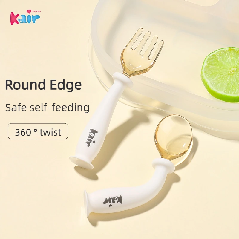 Toddler Self Feed Silicone Spoon Fork with Case Baby Led Weaning Independence Soft Bendable Handle Kids Utensils Child Tableware
Toddler Self Feed Silicone Spoon Fork with Case Baby Led Weaning Independence Soft Bendable Handle Kids Utensils Child Tableware