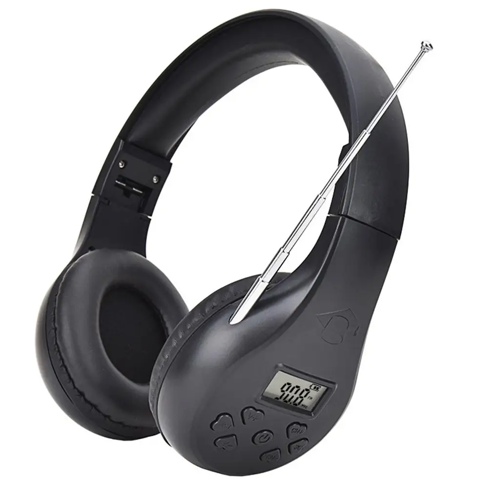Headphone Wireless Radio Receiver Digital FM Personal Foldable High Sensitivity Metal Antenna Earmuffs
Headphone Wireless Radio Receiver Digital FM Personal Foldable High Sensitivity Metal Antenna Earmuffs