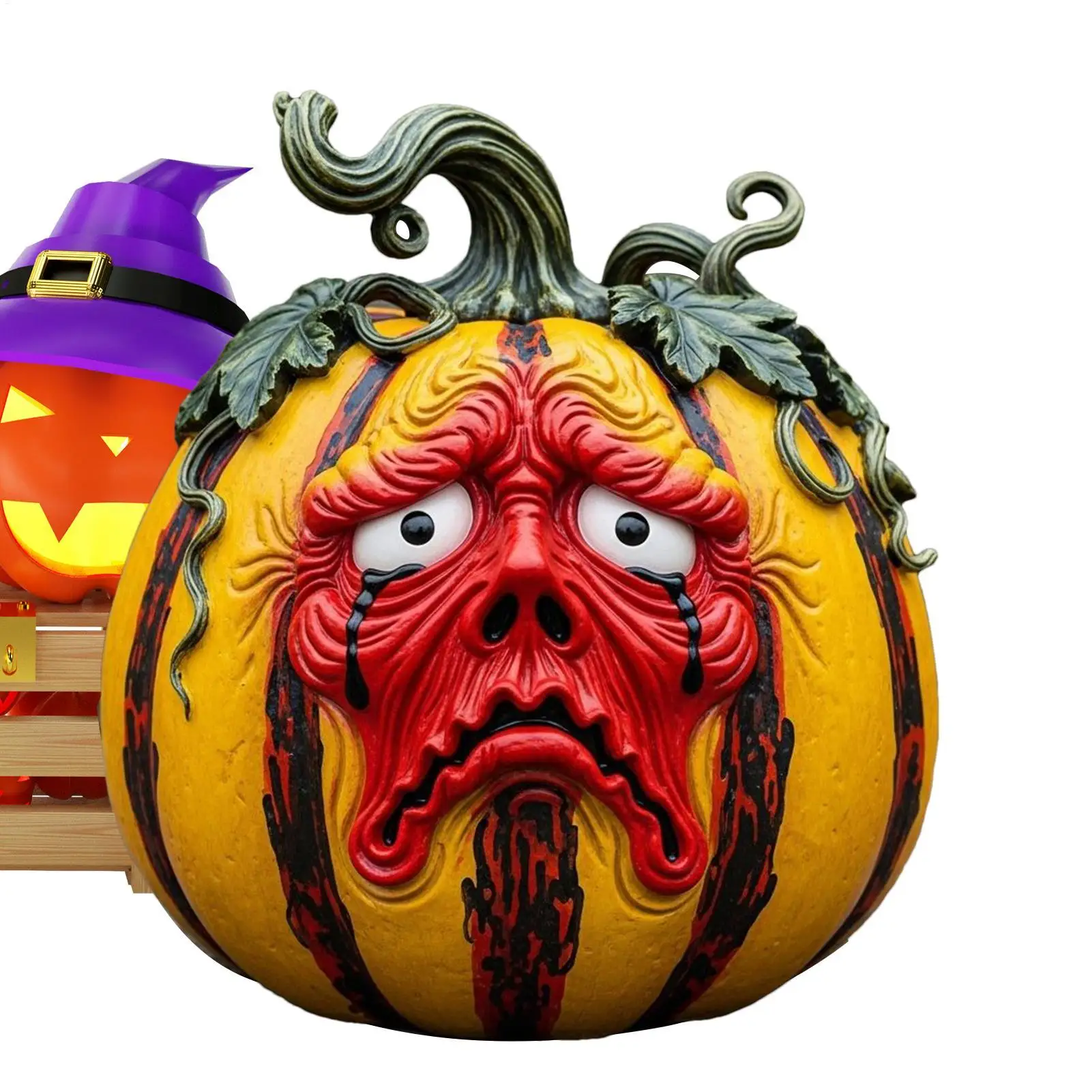Funny Pumpkin Face Sculpture Expressive Pumpkin Statue Table Centerpieces Exquisite Crafts Parties Favors Holiday Funny Ornament
Funny Pumpkin Face Sculpture Expressive Pumpkin Statue Table Centerpieces Exquisite Crafts Parties Favors Holiday Funny Ornament