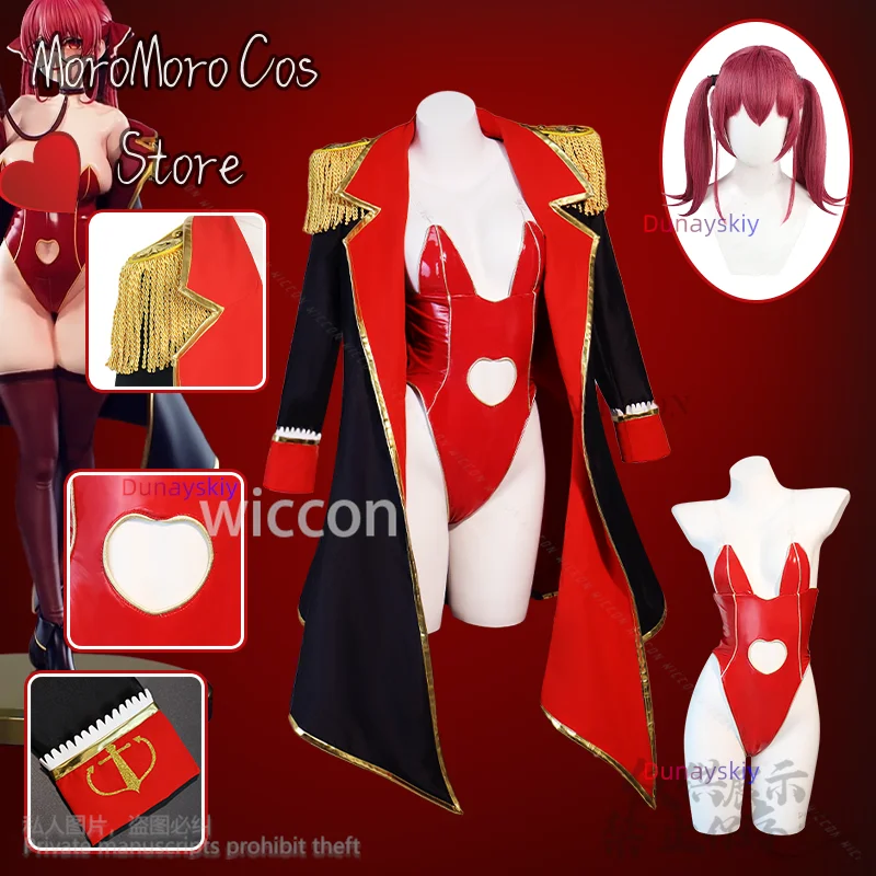 Виртуальный Vtuber 코스프레 Idol Houshou Marine Costume Red Wet Look PVC Sexy Shiny PU Leather Bunny Jirai Kei Anime Girls Customized
Виртуальный Vtuber 코스프레 Idol Houshou Marine Costume Red Wet Look PVC Sexy Shiny PU Leather Bunny Jirai Kei Anime Girls Customized