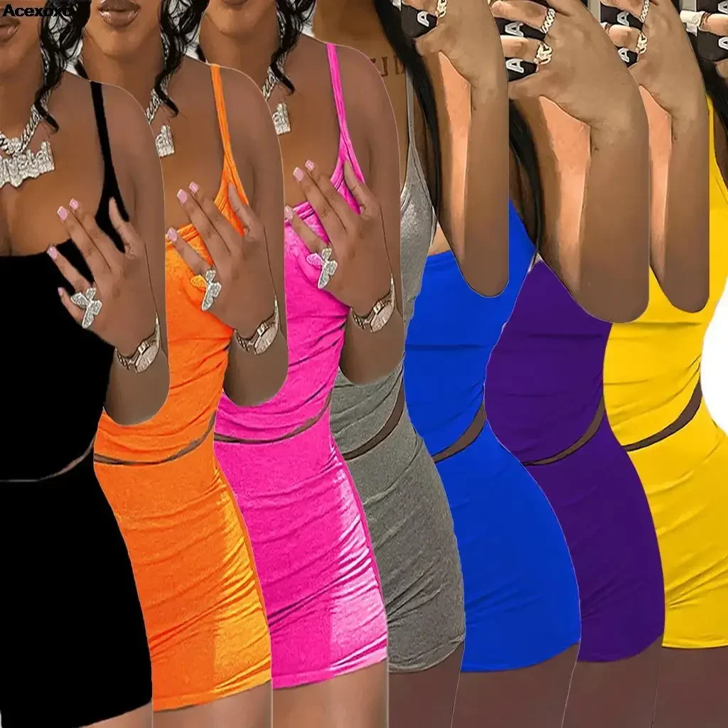 Summer new women's solid color fashion casual slim slim sexy suspenders suit
Summer new women's solid color fashion casual slim slim sexy suspenders suit