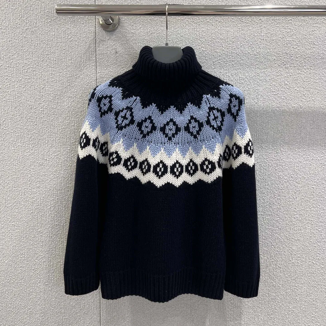 New Fashion Vintage Color Blocking Jacquard Wool Cashmere Knit Pullover Women Turtleneck Long Sleeve Casual Cute Sweater Jumper
New Fashion Vintage Color Blocking Jacquard Wool Cashmere Knit Pullover Women Turtleneck Long Sleeve Casual Cute Sweater Jumper