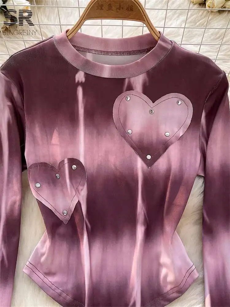 BabYoung Autumn Vintage Tie Dye Tops Women Long Sleeve O Neck Streetwear Blouse Fashion American Retro Sexy Print Chic T-Shirt
BabYoung Autumn Vintage Tie Dye Tops Women Long Sleeve O Neck Streetwear Blouse Fashion American Retro Sexy Print Chic T-Shirt