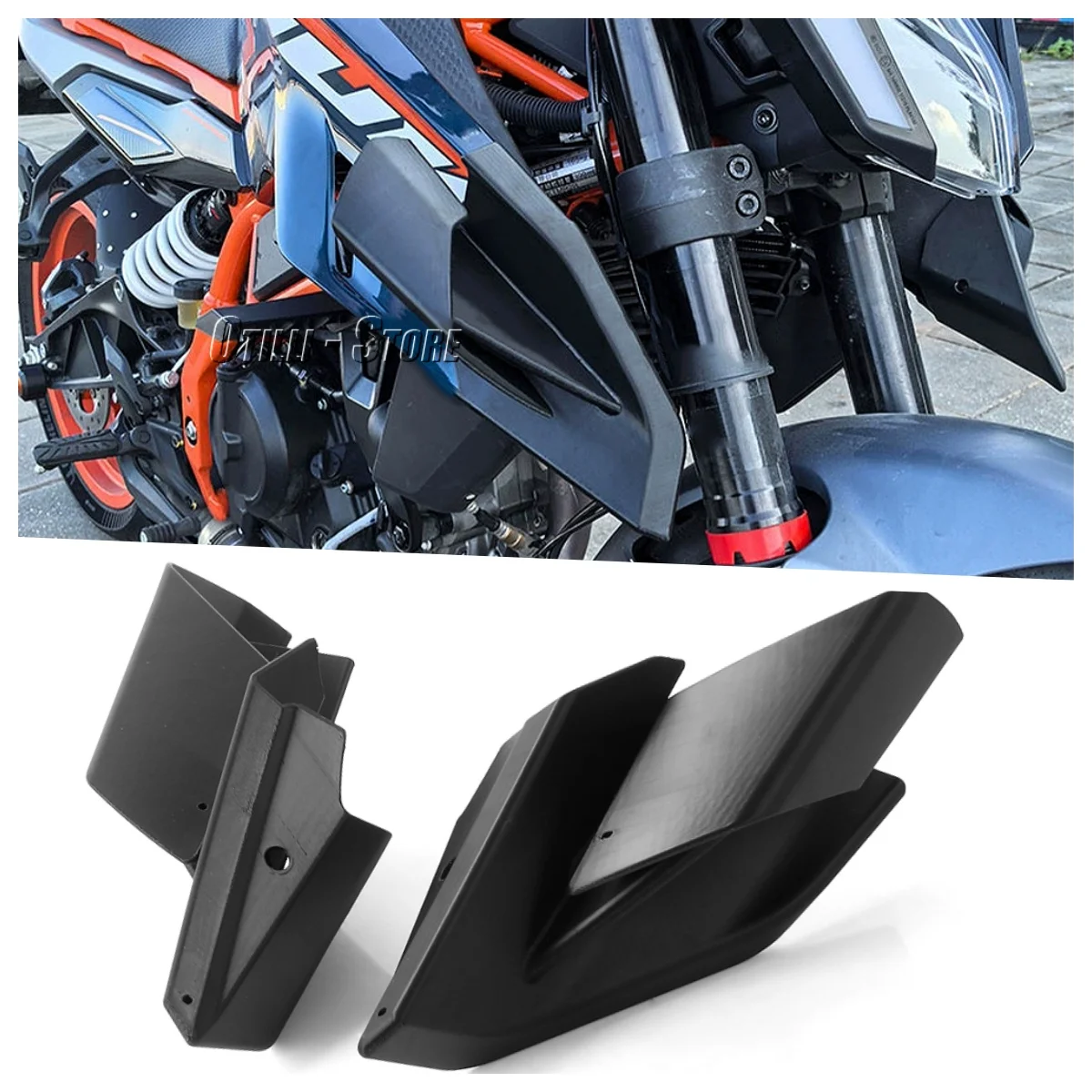 Motorcycle ABS Air Deflector For 390 DUKE 390DUKE 390Duke 2024 Black Side Panels Downforce Spoiler Wing Aerodynamic Winglet Kit
Motorcycle ABS Air Deflector For 390 DUKE 390DUKE 390Duke 2024 Black Side Panels Downforce Spoiler Wing Aerodynamic Winglet Kit