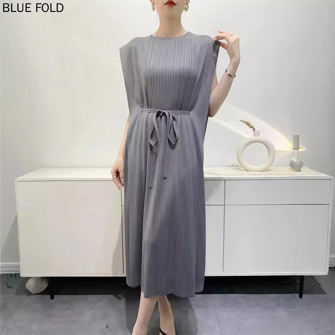MIYAKE-Pleated Dress for Women, Medium Slim, Elegant, Casual, Comfortable, Strappy, PLEATS, High Quality Clothes, Summer
MIYAKE-Pleated Dress for Women, Medium Slim, Elegant, Casual, Comfortable, Strappy, PLEATS, High Quality Clothes, Summer