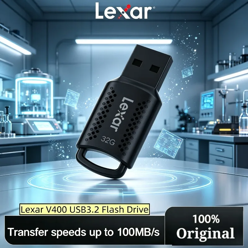 Lexar Hot Sale Black Memory Stick for Computer USB Flash Drive 32GB 64GB 128GB Original Flash U Disk V400 USB 3.2 Pen Drive
Lexar Hot Sale Black Memory Stick for Computer USB Flash Drive 32GB 64GB 128GB Original Flash U Disk V400 USB 3.2 Pen Drive