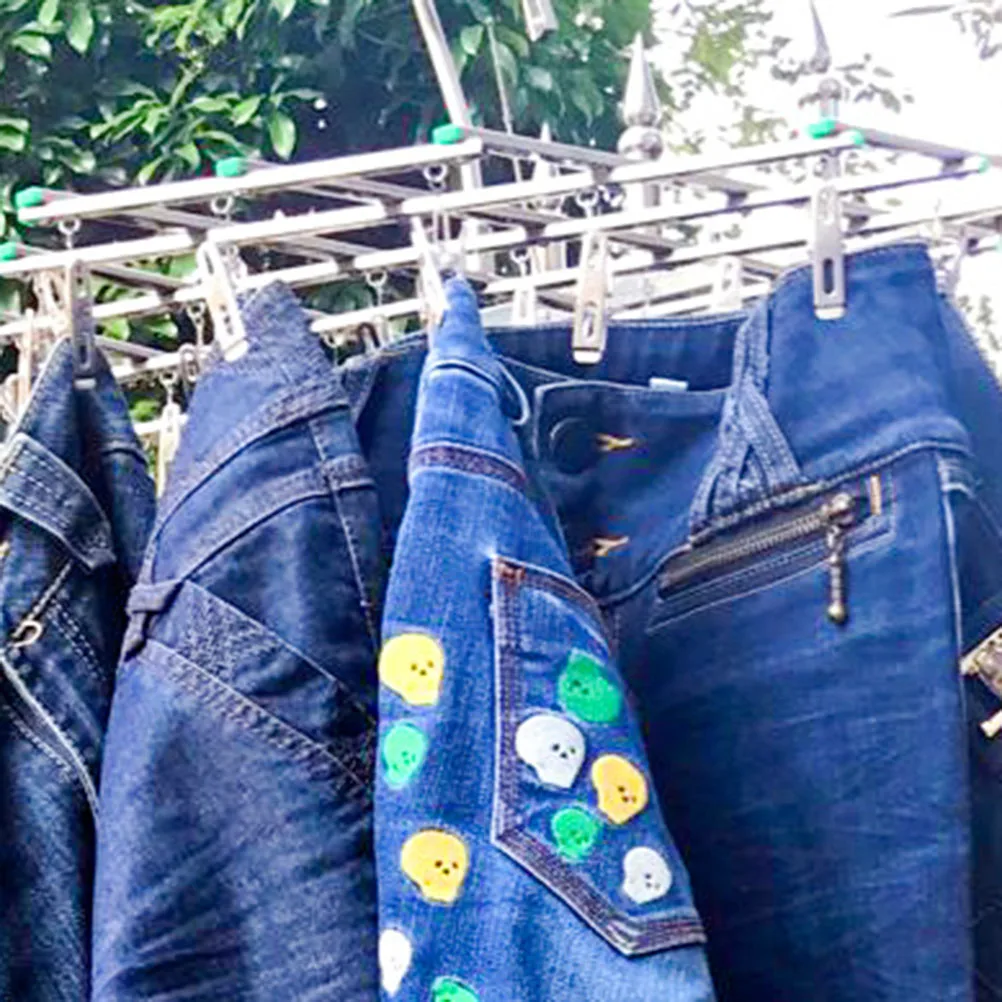 Clothes Hanger Clip Folding Non-slip Hangers Stainless Steel Socks Racks Foldable
Clothes Hanger Clip Folding Non-slip Hangers Stainless Steel Socks Racks Foldable