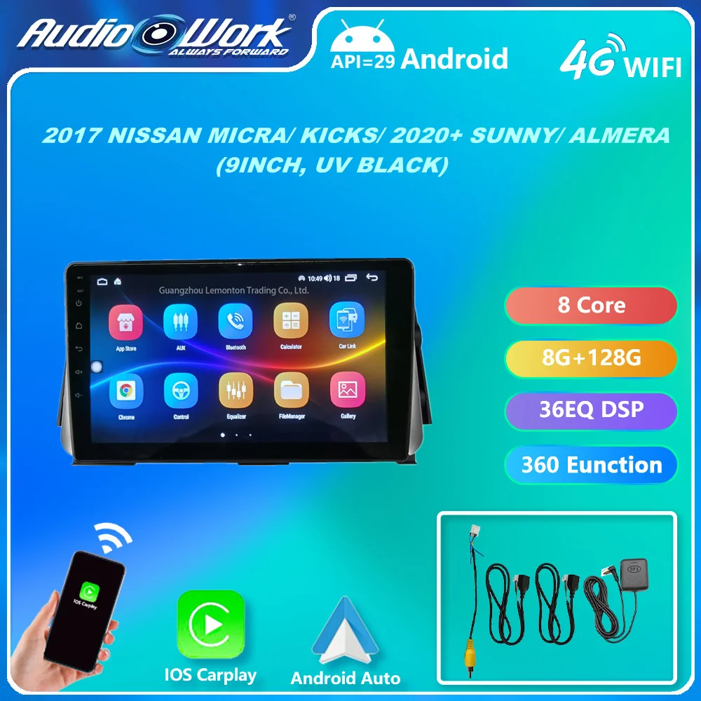 9" android Car player with navigation reverse camera rear view video radio mirrorring BT For Nissan Kicks Micra 2014 -2017
9" android Car player with navigation reverse camera rear view video radio mirrorring BT For Nissan Kicks Micra 2014 -2017