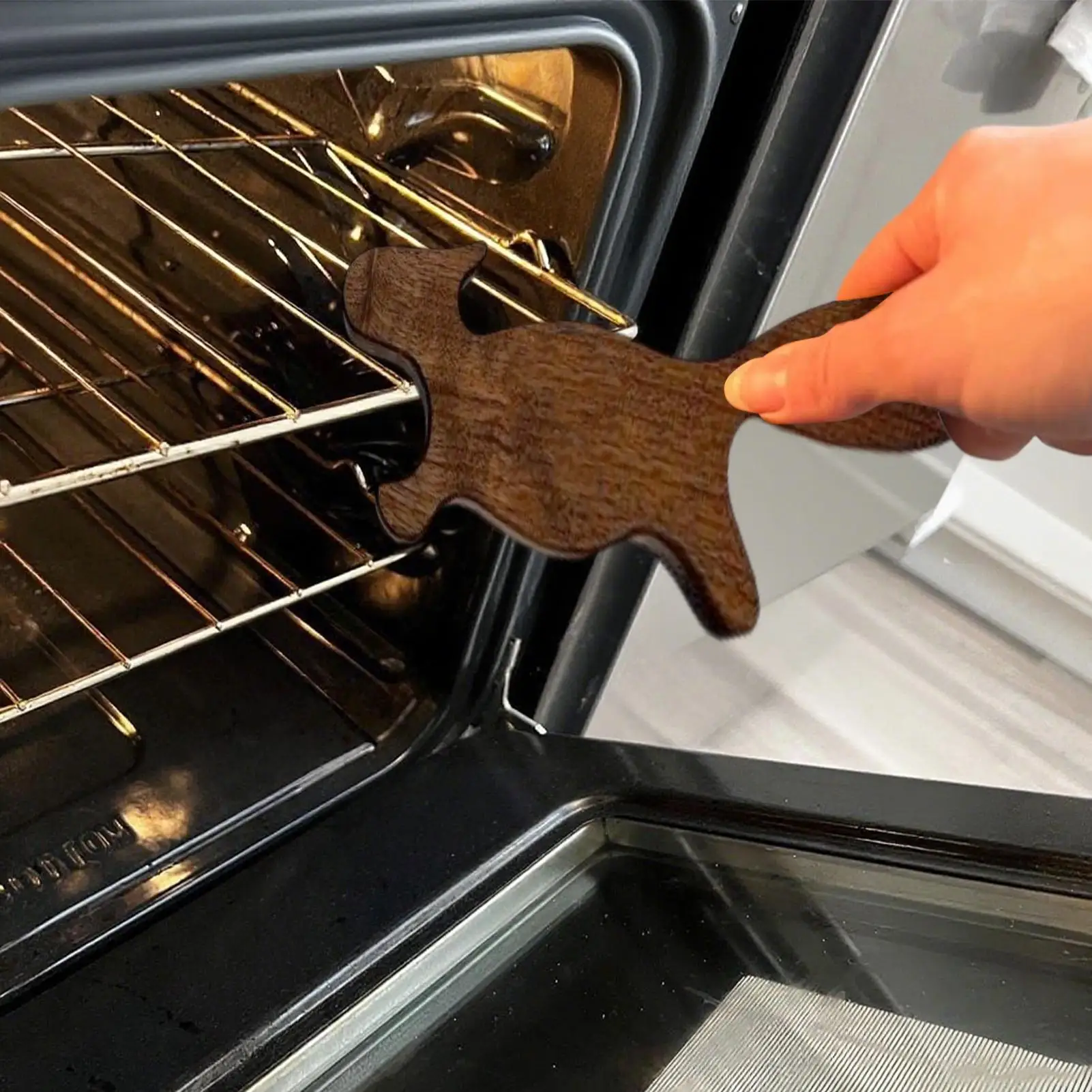 Wood Oven Rack Puller, Kitchen Oven Push & Pull Tool Baking Appliances for Home Convection Toaster 
Wood Oven Rack Puller, Kitchen Oven Push & Pull Tool Baking Appliances for Home Convection Toaster