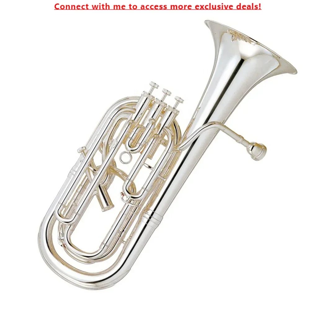 SEASOUND OEM High Quality Silver Baritone Horn For Students Tone BB Model JYBT755S
SEASOUND OEM High Quality Silver Baritone Horn For Students Tone BB Model JYBT755S
