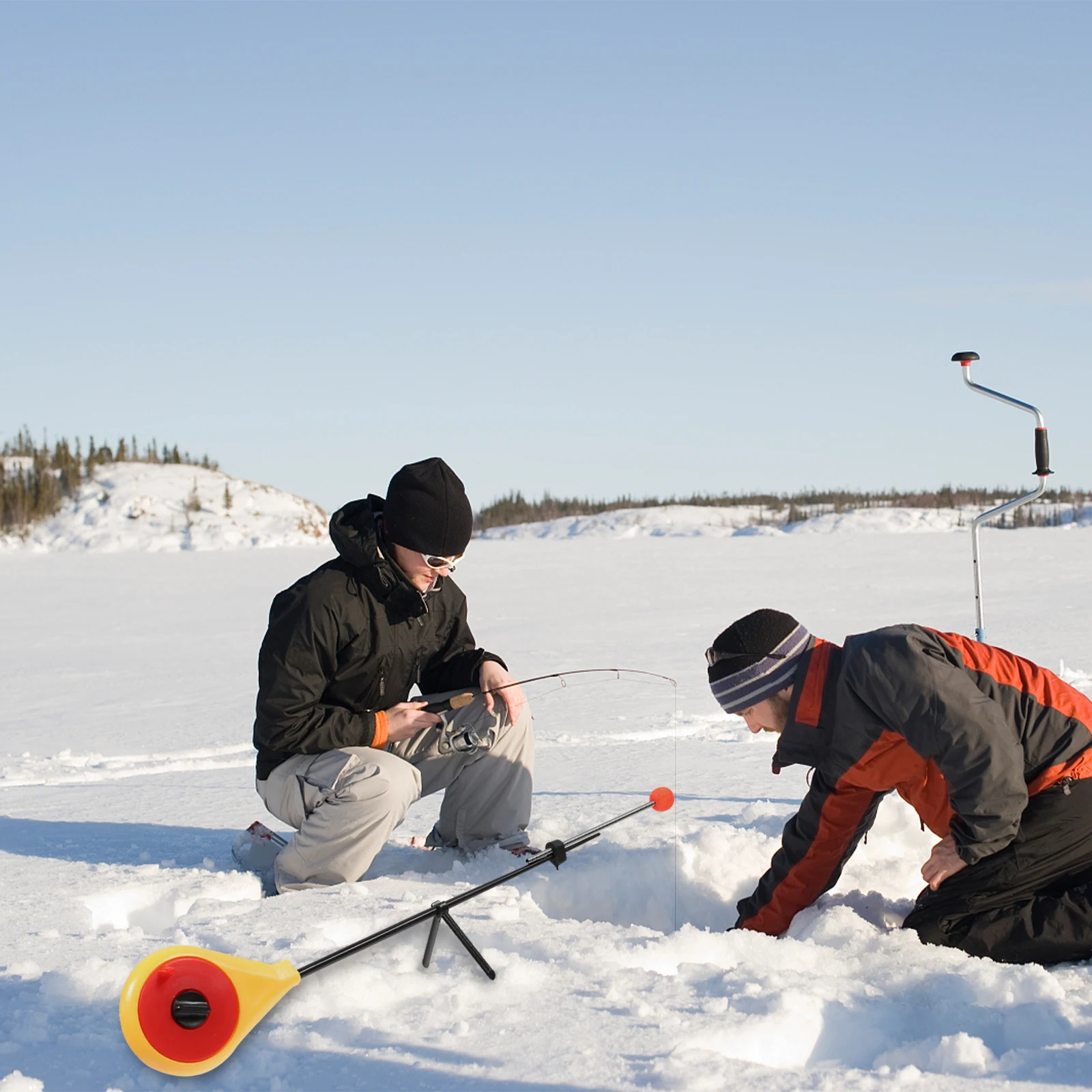 1 set Winter Rod Mini Yellow Ice Fishing Pole Tools Outdoor Non Slip Durable Elastic ToughNESS Fishing Supplies
1 set Winter Rod Mini Yellow Ice Fishing Pole Tools Outdoor Non Slip Durable Elastic ToughNESS Fishing Supplies