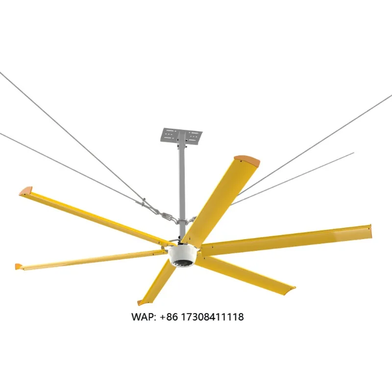 Duel King 8FT Natural HVLS Wind Speed Gym Ventilation Fan 2500mm Ceiling Mounted Permanent Magnet Brushless DC Motor 6 Blades
Duel King 8FT Natural HVLS Wind Speed Gym Ventilation Fan 2500mm Ceiling Mounted Permanent Magnet Brushless DC Motor 6 Blades