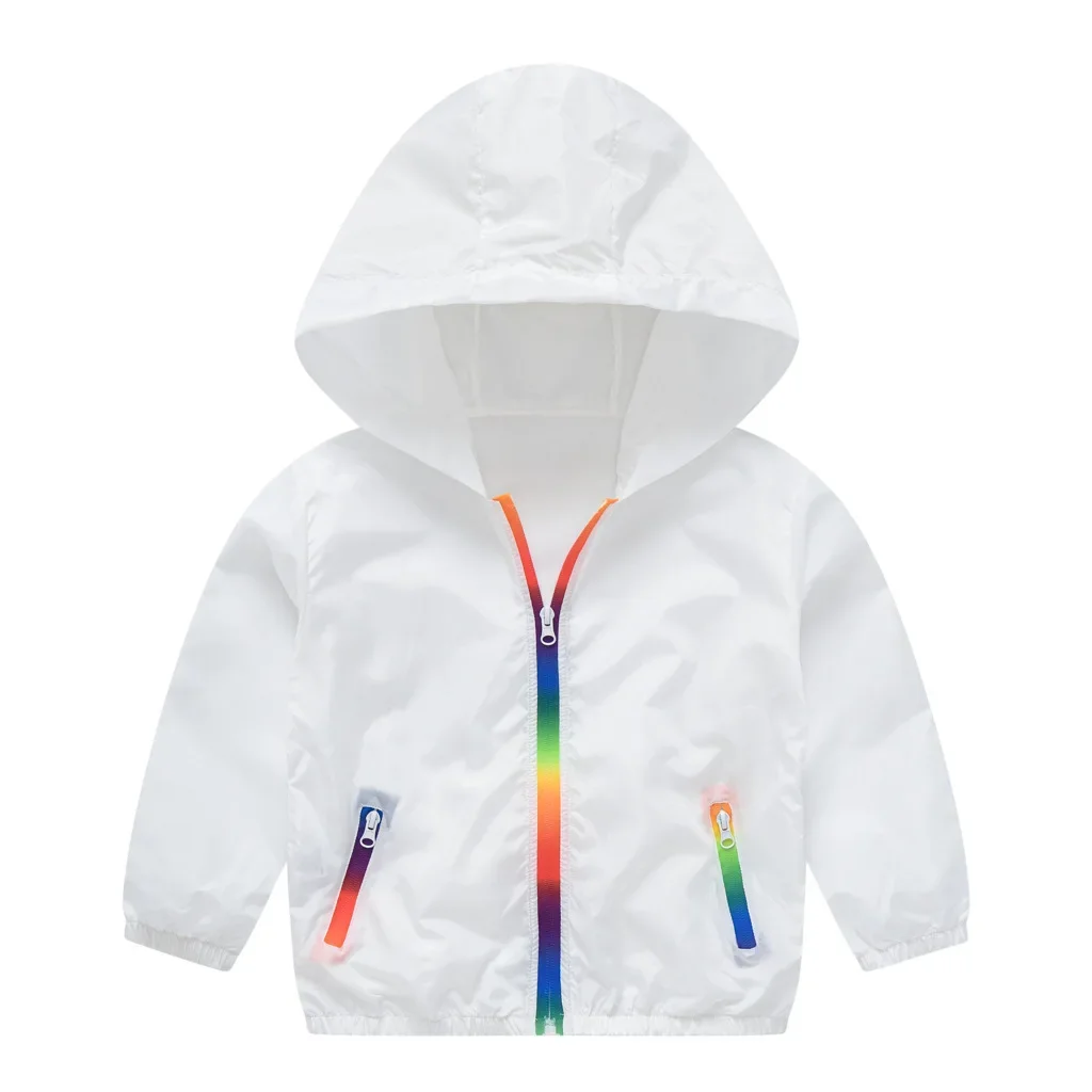 Children's Summer Thin Sun-protective Jacket Boys Girls Breathable Hooded Zipper Solid Lightweight Coat Jackets Clothing
Children's Summer Thin Sun-protective Jacket Boys Girls Breathable Hooded Zipper Solid Lightweight Coat Jackets Clothing