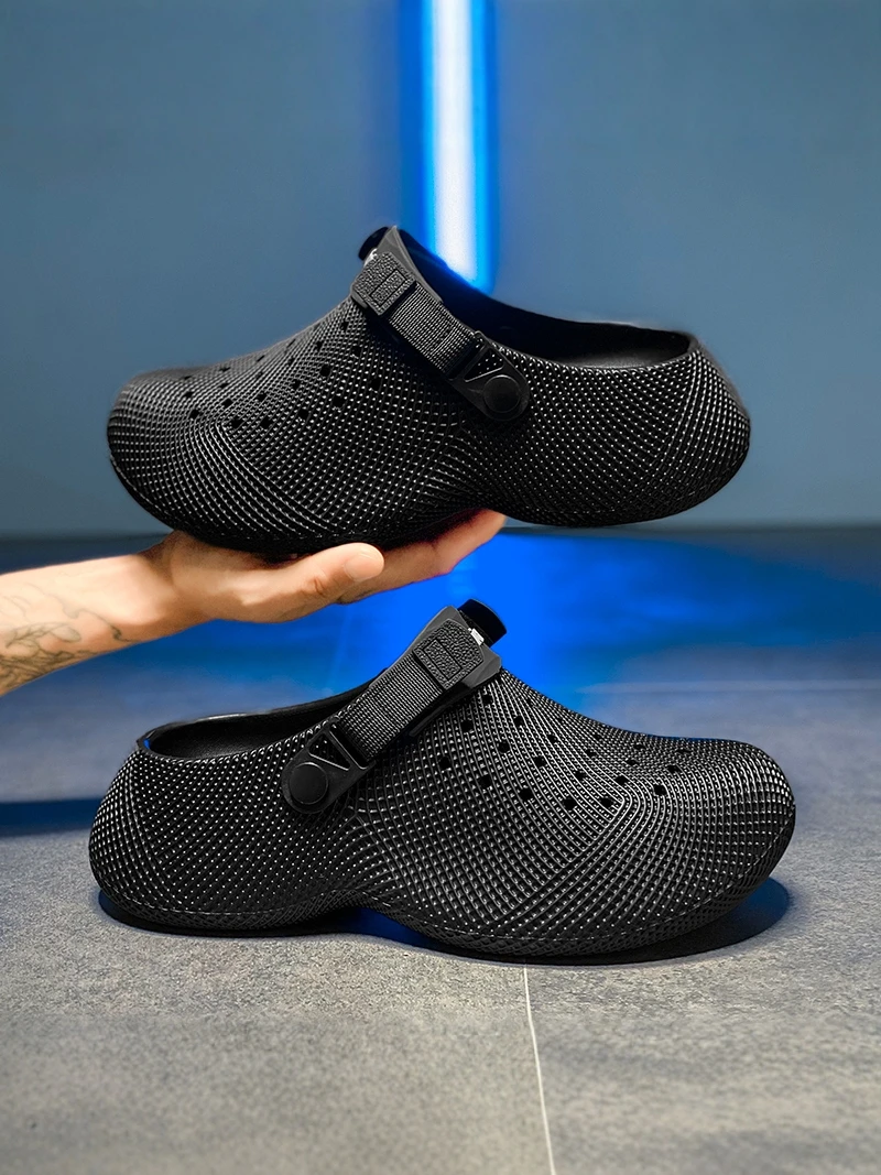 Men's Summer Outdoor Wearable Clog Shoes Beach Sandals Anti-Slip Casual EVA Material Breathable Thick Bottom mid Heel
Men's Summer Outdoor Wearable Clog Shoes Beach Sandals Anti-Slip Casual EVA Material Breathable Thick Bottom mid Heel