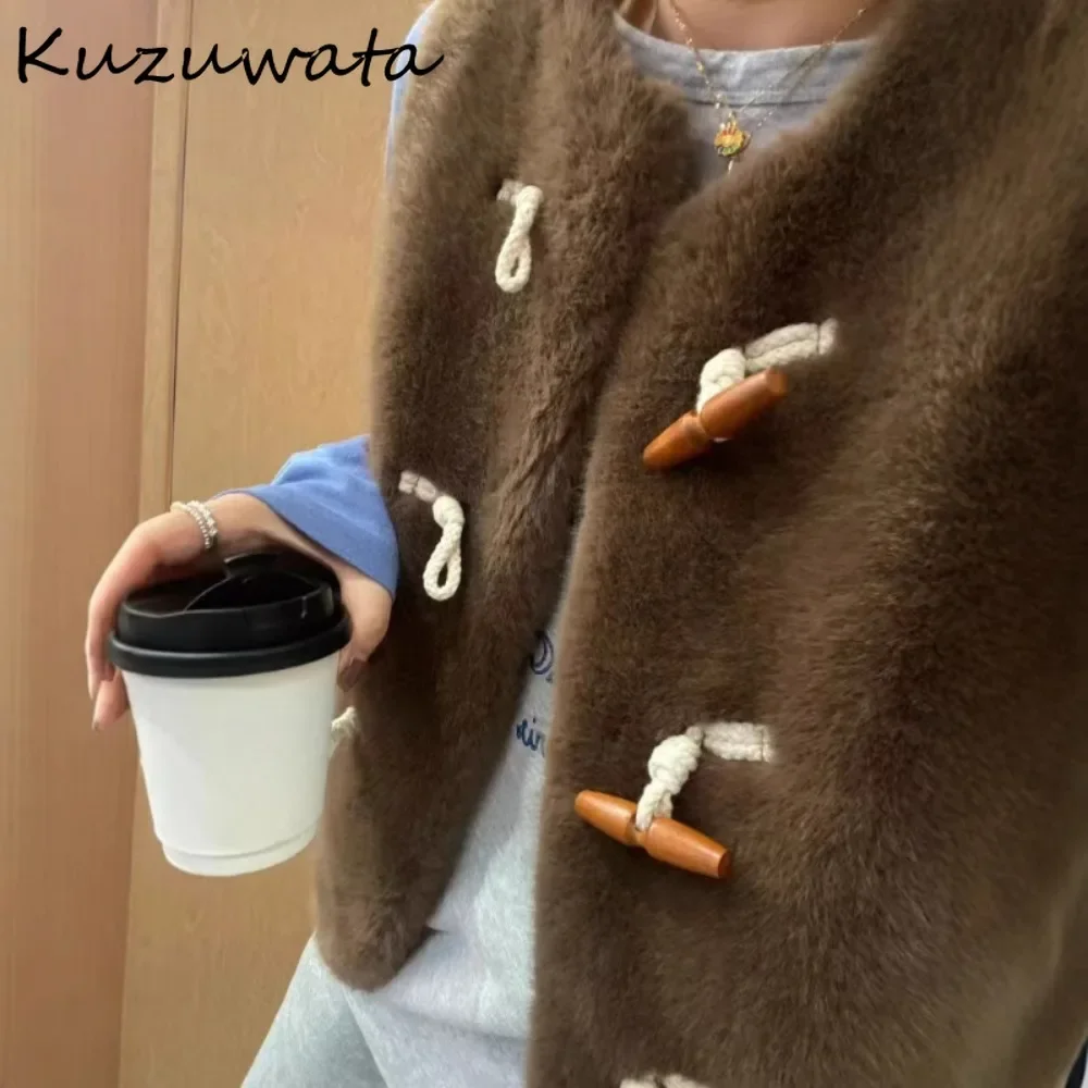 Kuzuwata уникальный винтажный жилет на пуговицах в стиле панк, новая меховая роскошная теплая куртка меньшинств, японское персонализированное пушистое универсальное пальто
Kuzuwata уникальный винтажный жилет на пуговицах в стиле панк, новая меховая роскошная теплая куртка меньшинств, японское персонализированное пушистое универсальное пальто