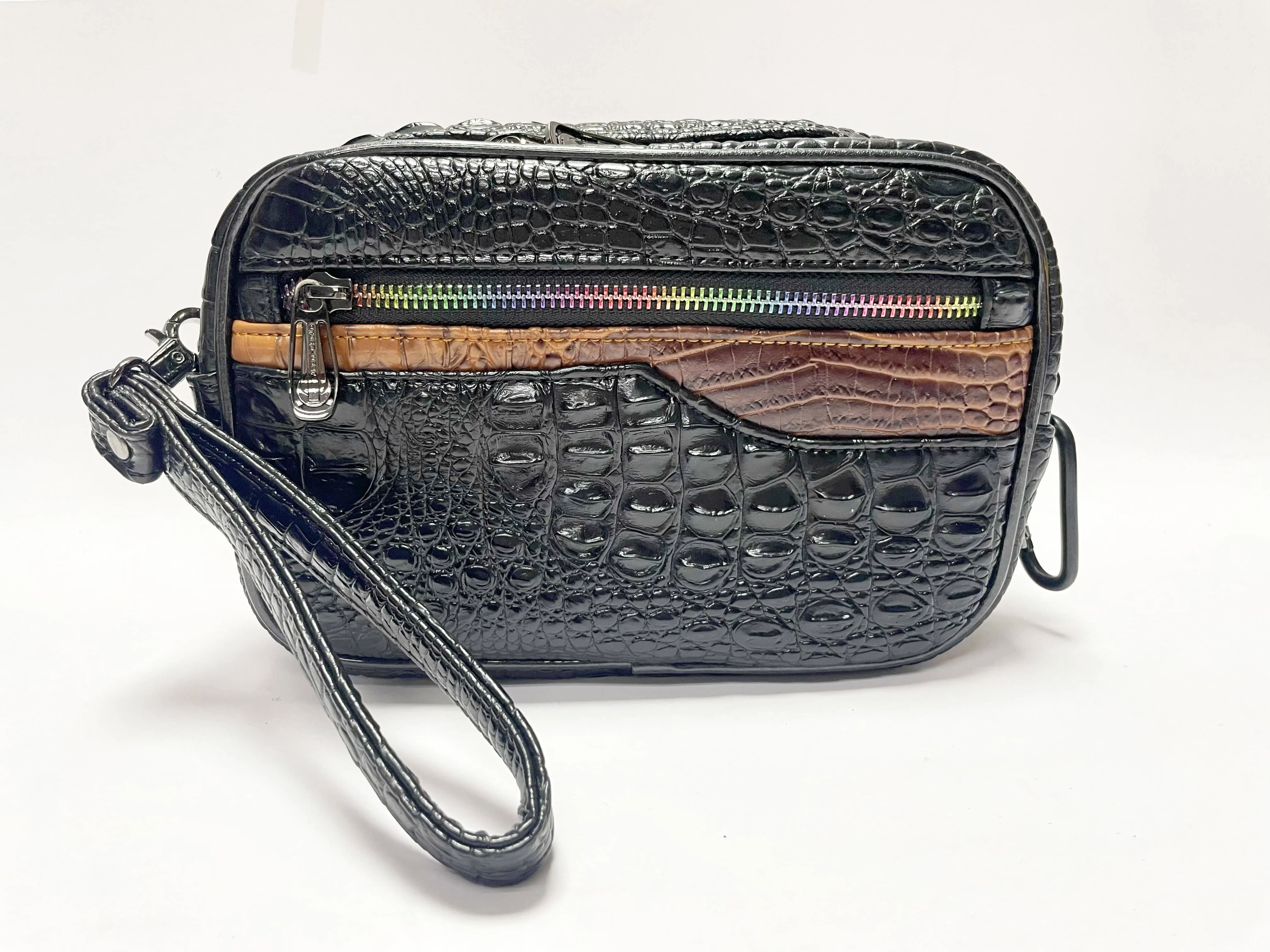 Golf Hand Bag Women/Men Multifunctional PU Leather Golf Pouch Bag with Carry Handle Large Capacity Golf Accessories Bag Golf Bag
Golf Hand Bag Women/Men Multifunctional PU Leather Golf Pouch Bag with Carry Handle Large Capacity Golf Accessories Bag Golf Bag