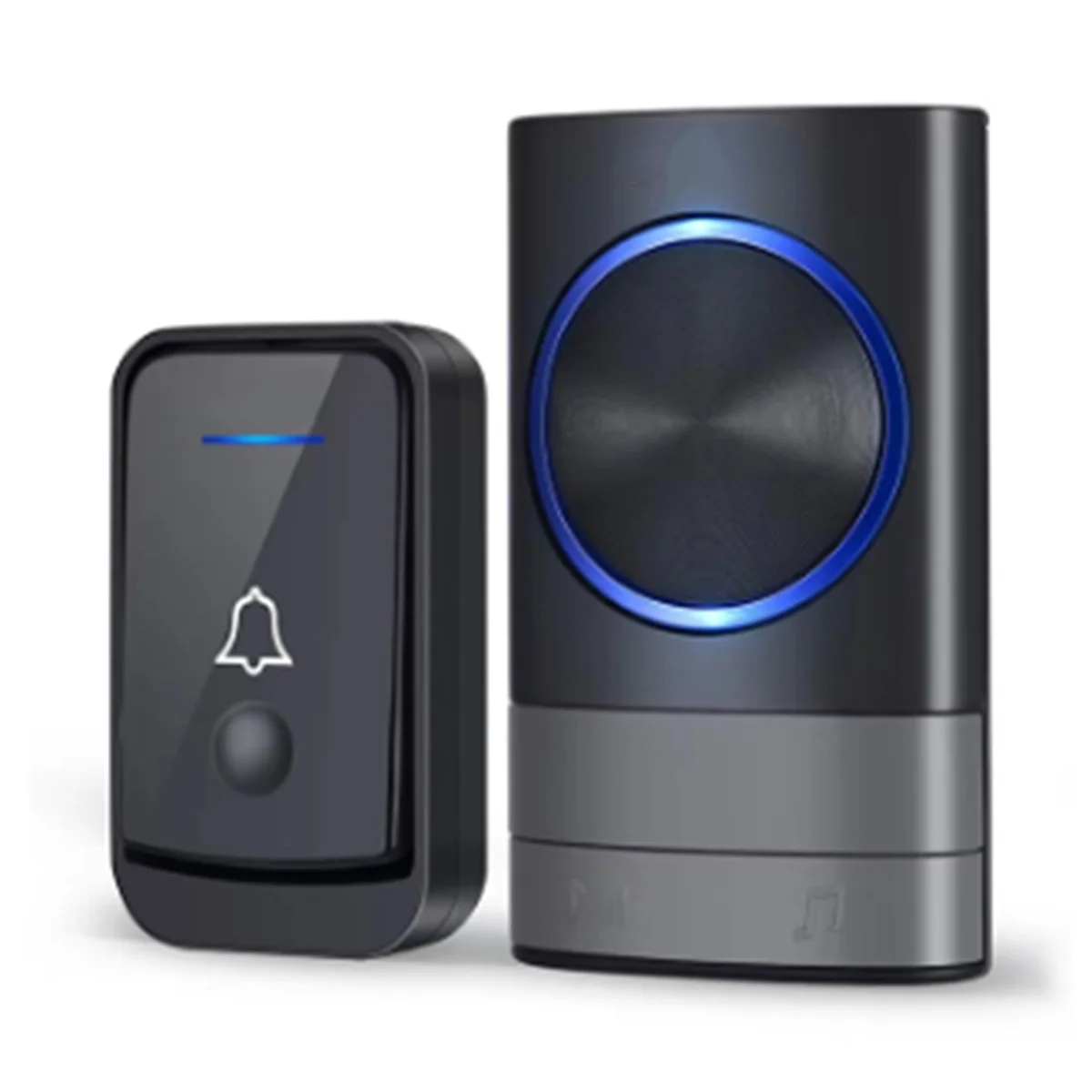 Practical Wireless Doorbell Wireless Digital Music Doorbell Home Sensor Remote Control Pager Intelligent Doorbell US Plug
Practical Wireless Doorbell Wireless Digital Music Doorbell Home Sensor Remote Control Pager Intelligent Doorbell US Plug
