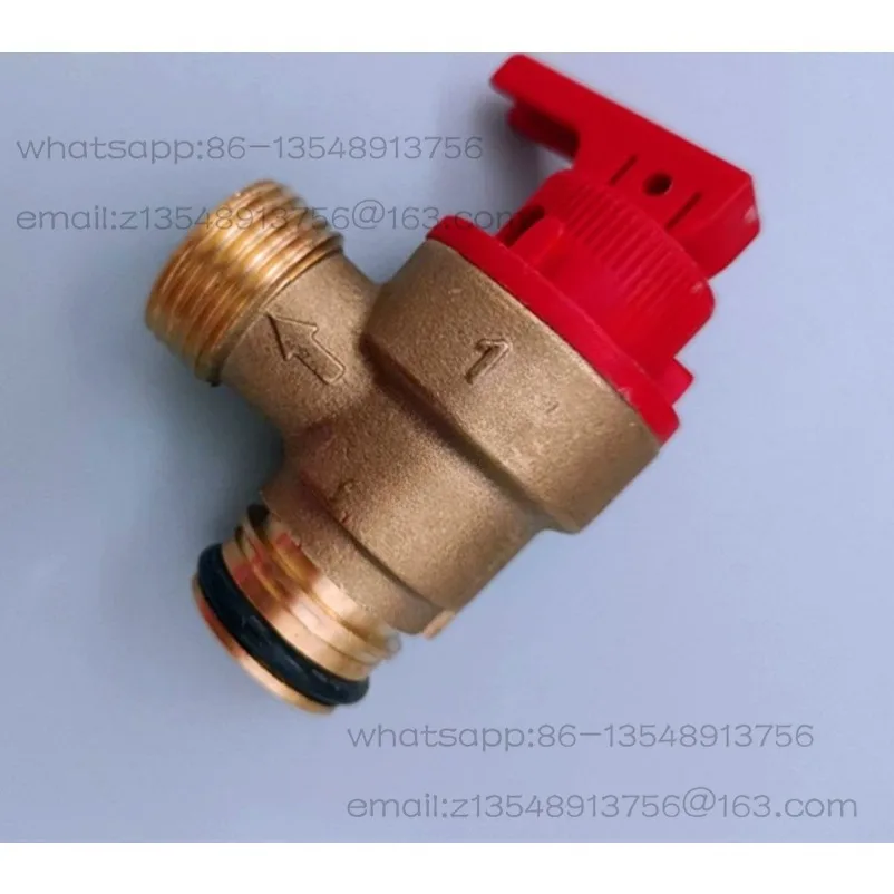 Wall-hung boiler 3rd generation machine safety valve, heating water heater new 5th generation machine drain valve, accessories
Wall-hung boiler 3rd generation machine safety valve, heating water heater new 5th generation machine drain valve, accessories