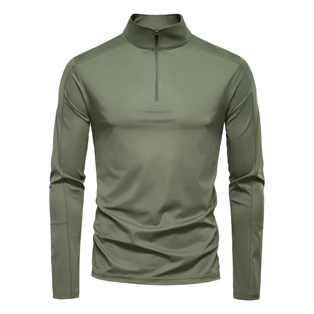 Men's sun protection and UV-blocking long-sleeved half-zip T-shirt, breathable and quick-drying, suitable for outdoor activities
Men's sun protection and UV-blocking long-sleeved half-zip T-shirt, breathable and quick-drying, suitable for outdoor activities