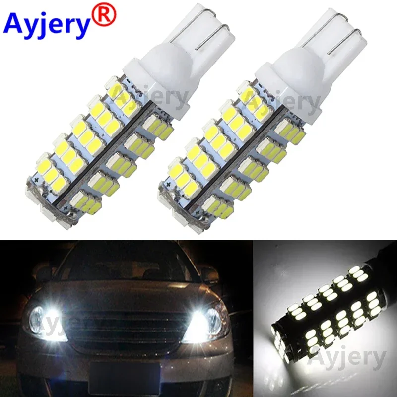 AYJERY 100pcs DC 12V T10 1206 3020 68 SMD W5w 194 168 192 Auto Car Wedge 68 LEDs SMD Clearance Light Bulb Reading Lamps White
AYJERY 100pcs DC 12V T10 1206 3020 68 SMD W5w 194 168 192 Auto Car Wedge 68 LEDs SMD Clearance Light Bulb Reading Lamps White
