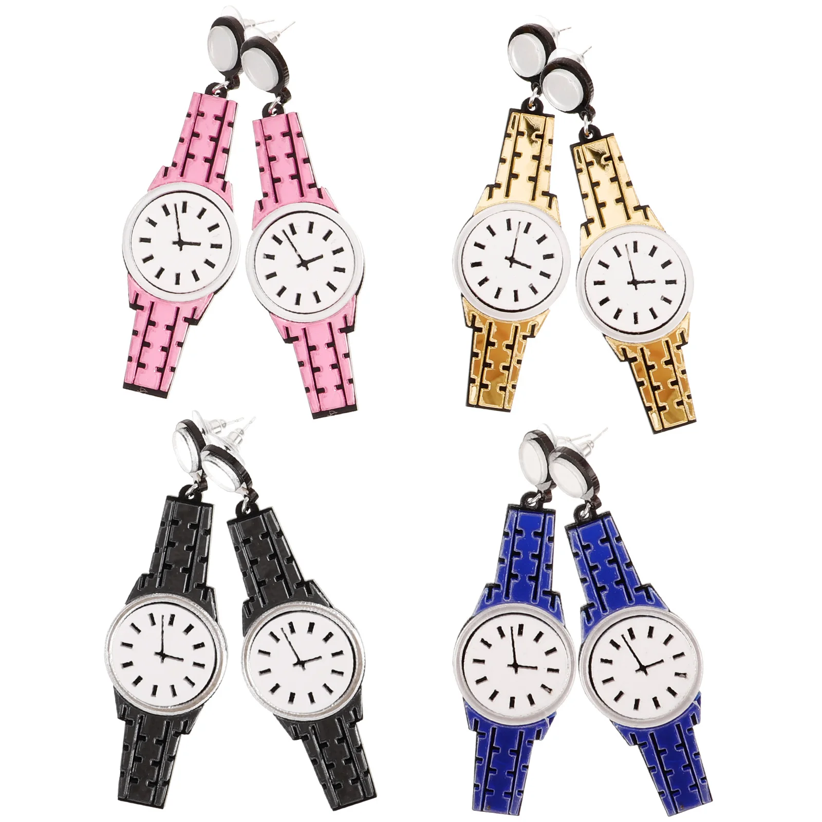 1pcs Acrylic Watch Shaped Earrings Drop Dangle For Women Party Gift Fashion Jewelry Decorative Earrings Aesthetic Charm Pendant
1pcs Acrylic Watch Shaped Earrings Drop Dangle For Women Party Gift Fashion Jewelry Decorative Earrings Aesthetic Charm Pendant