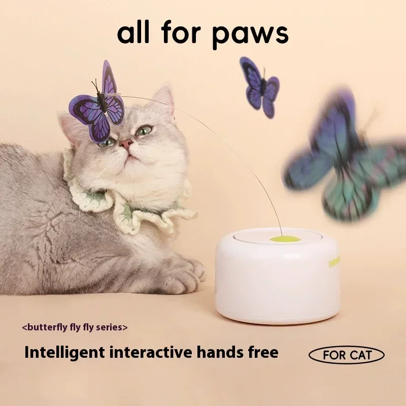 Pet cat self-hi boredom relief artifact butterfly electric cat teasing toy induction automatic rotation cat teasing turntable
Pet cat self-hi boredom relief artifact butterfly electric cat teasing toy induction automatic rotation cat teasing turntable