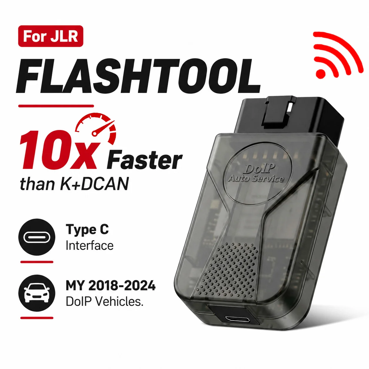 USB-C ENET WiFi Adapter for Land Rover Jaguar DOIP–Compatible with JET Master/Pro Pathfinder Topix–Wireless OBD2 Diagnostic Tool
USB-C ENET WiFi Adapter for Land Rover Jaguar DOIP–Compatible with JET Master/Pro Pathfinder Topix–Wireless OBD2 Diagnostic Tool