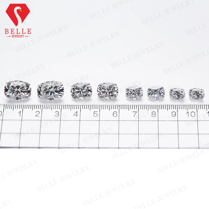Cushion Rectangular Loose Moissanite D VVS1 Gemstone for DIY Jewelry Making Earring Ring Accessory with Diamond Tester Pass GRA
Cushion Rectangular Loose Moissanite D VVS1 Gemstone for DIY Jewelry Making Earring Ring Accessory with Diamond Tester Pass GRA