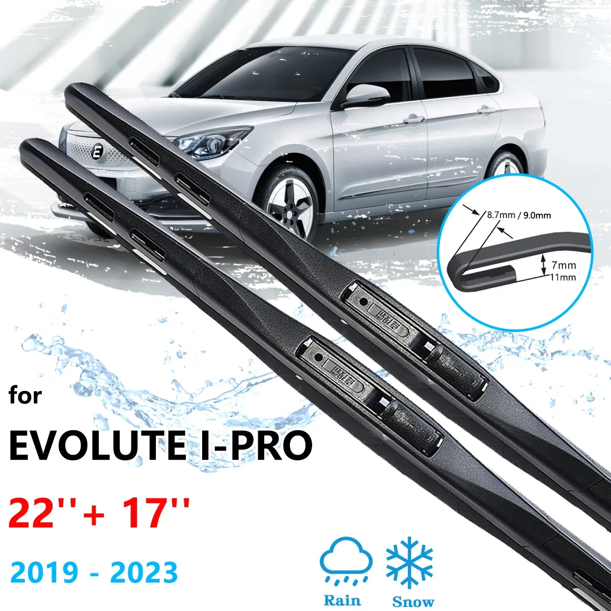 Для Evolute i-Pro Dongfeng Fengshen A60 E70 Pro 2019 2020 2021 2022 2023, щетки переднего стеклоочистителя, щетки для лобового стекла
Для Evolute i-Pro Dongfeng Fengshen A60 E70 Pro 2019 2020 2021 2022 2023, щетки переднего стеклоочистителя, щетки для лобового стекла