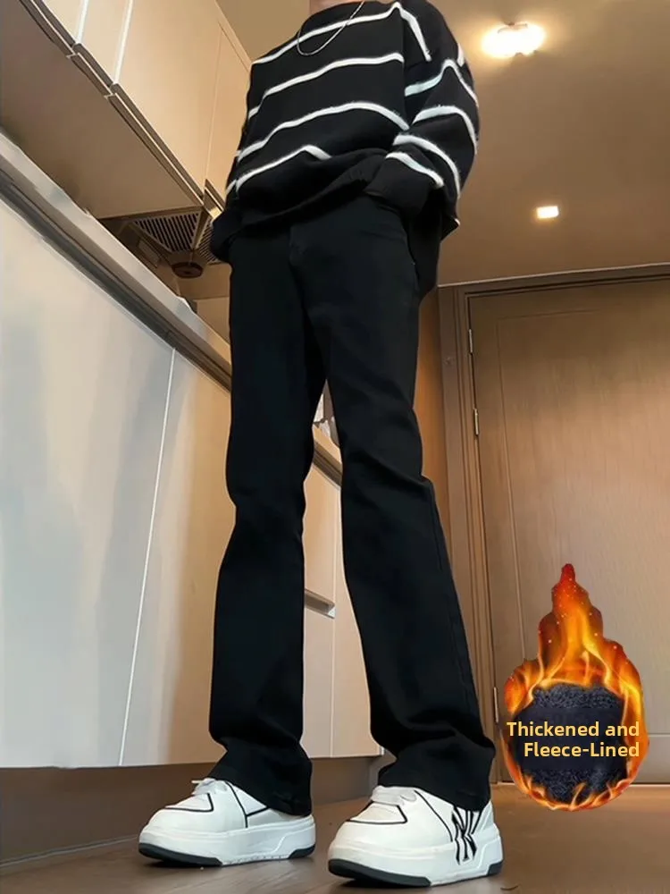 Bla Men's Jeans Straight Leg American High Street Summer Wear Resistant Cotton Polyester Blend mid Waist Zipper Fly
Bla Men's Jeans Straight Leg American High Street Summer Wear Resistant Cotton Polyester Blend mid Waist Zipper Fly