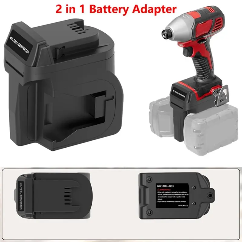 WORTHOWN-2 In 1 Battery Converter For Enhanced Power & Extended Tool Use For 18V Cordless Power Tool
WORTHOWN-2 In 1 Battery Converter For Enhanced Power & Extended Tool Use For 18V Cordless Power Tool
