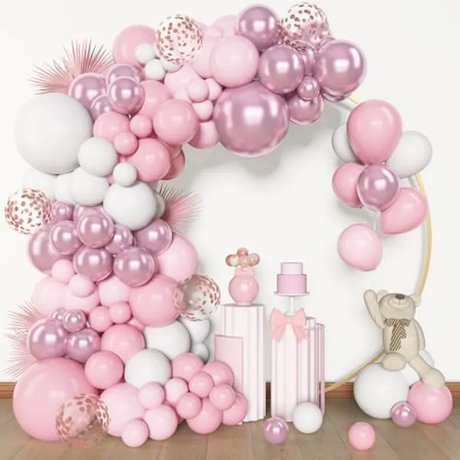 153pcs Balloons Arch Garland Kit Different Sizes 18 12 10 5inch Latex Metallic Confetti Balloons Mothers Day Shower Wedding Bow
153pcs Balloons Arch Garland Kit Different Sizes 18 12 10 5inch Latex Metallic Confetti Balloons Mothers Day Shower Wedding Bow