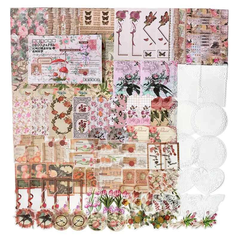 100Pcs Vintage Scrapbooking Sticker For Junk Journal Art Aesthetic Embellishment DIY Collage Album Picture Frames
100Pcs Vintage Scrapbooking Sticker For Junk Journal Art Aesthetic Embellishment DIY Collage Album Picture Frames