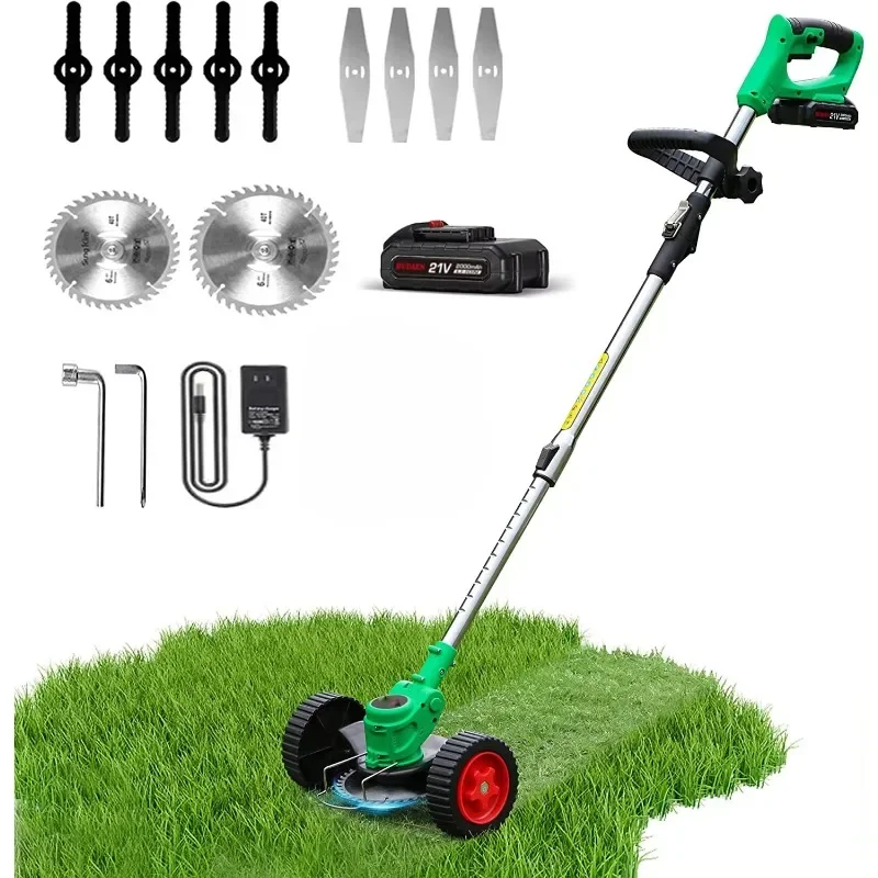 Cordless brush cutters with SK-5 blade 1500mAh power lithium battery operated garden machine wheel string trimmer
Cordless brush cutters with SK-5 blade 1500mAh power lithium battery operated garden machine wheel string trimmer