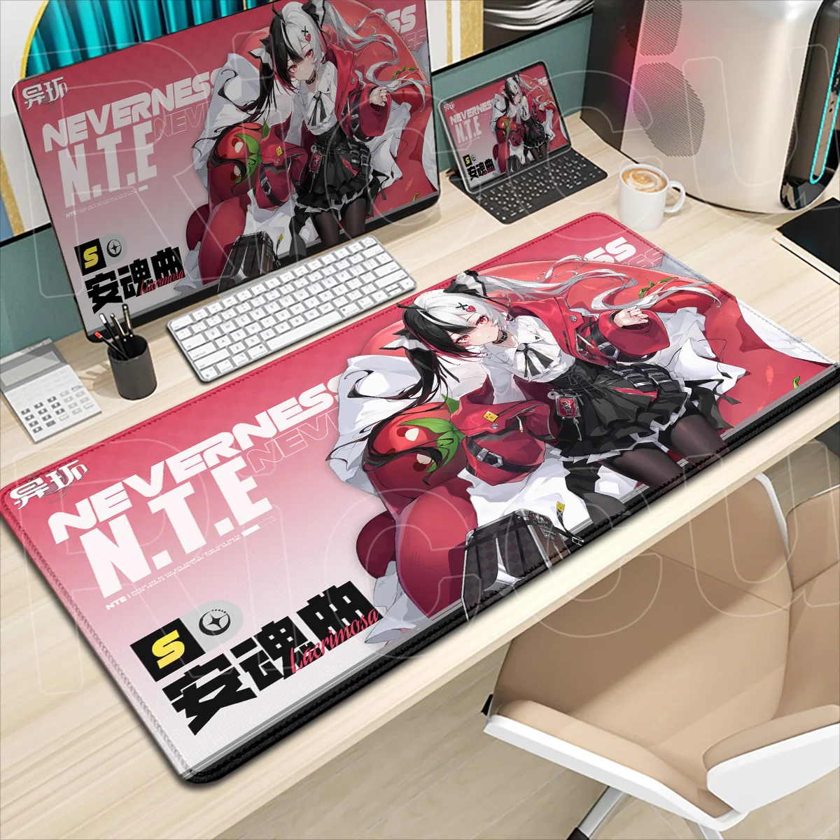 900x400MM Neverness to Everness Laptop Mat Kawaii Anime Girl Lacrimosa Mouse Pad Non-Slip Rubber Edge locking Gaming Accessories
900x400MM Neverness to Everness Laptop Mat Kawaii Anime Girl Lacrimosa Mouse Pad Non-Slip Rubber Edge locking Gaming Accessories