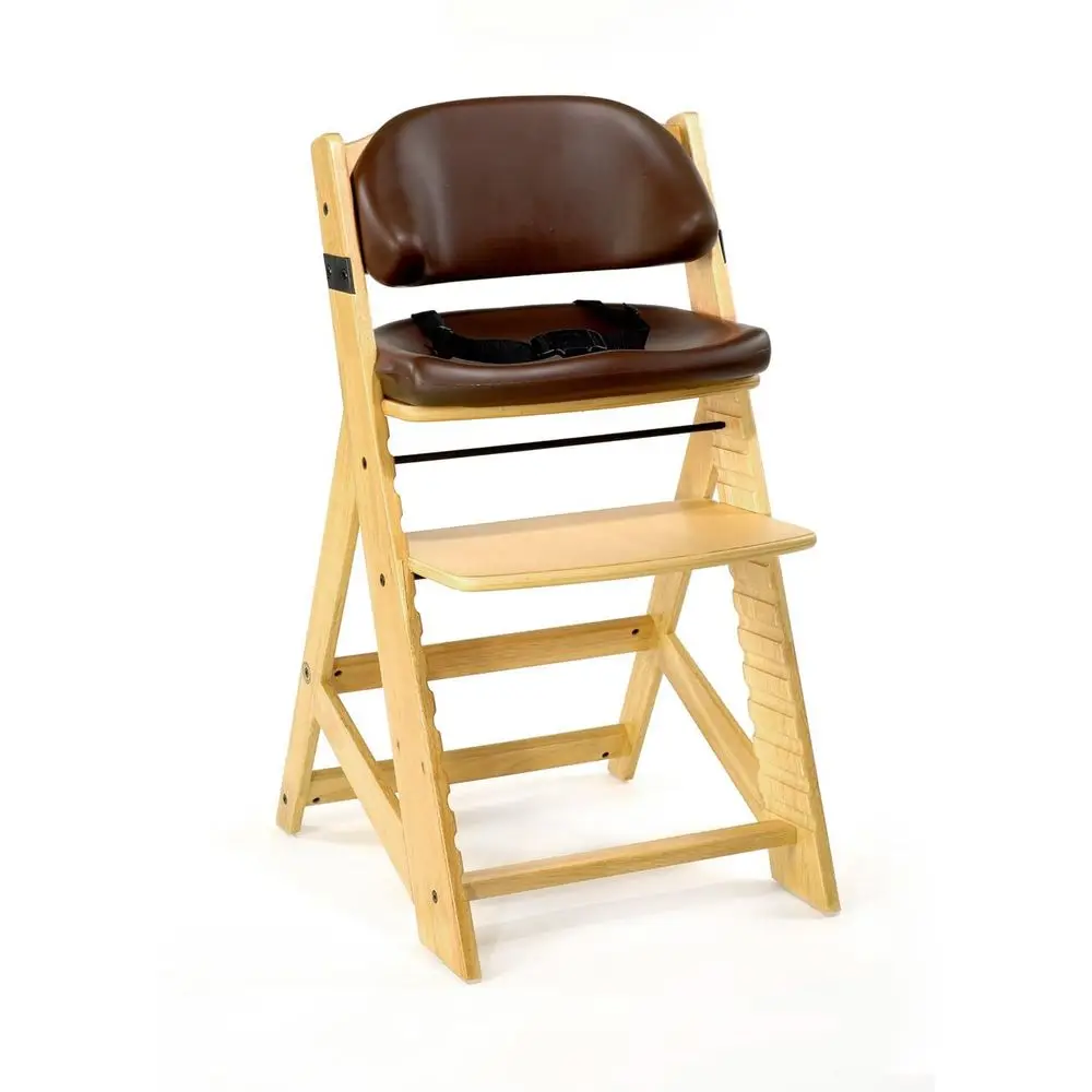 Natural Kids High Chair with Chocolate Cushion
Natural Kids High Chair with Chocolate Cushion
