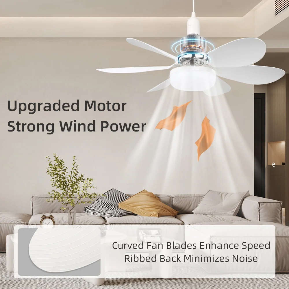 LED Ceiling Fan Light E27 Socket Ceiling Lamp with Fan 85-265V Room Decor Foldable Fan Lamps for Kitchen Bedroom Living Room
LED Ceiling Fan Light E27 Socket Ceiling Lamp with Fan 85-265V Room Decor Foldable Fan Lamps for Kitchen Bedroom Living Room