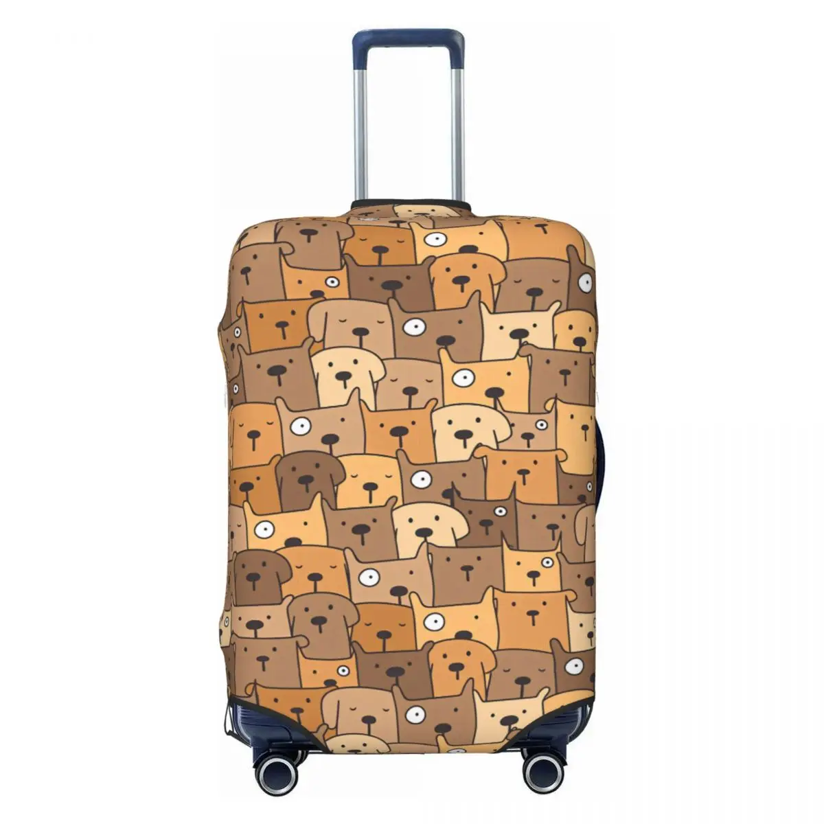 Simple Minimal Brown Cartoon Dog Faces Suitcase Cover Flight Cruise Trip Useful Luggage Supplies Protector
Simple Minimal Brown Cartoon Dog Faces Suitcase Cover Flight Cruise Trip Useful Luggage Supplies Protector