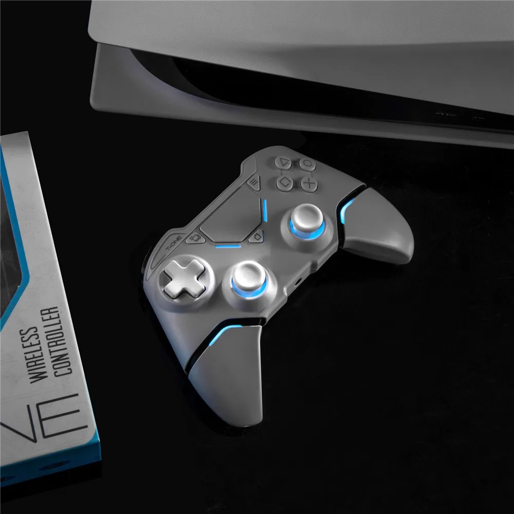 Multi-functional T-ONE For PS4 PRO gamepad for PS3 PC tablet STEAM Joystick IOS android mobile wireless Bluetooth Controller
Multi-functional T-ONE For PS4 PRO gamepad for PS3 PC tablet STEAM Joystick IOS android mobile wireless Bluetooth Controller