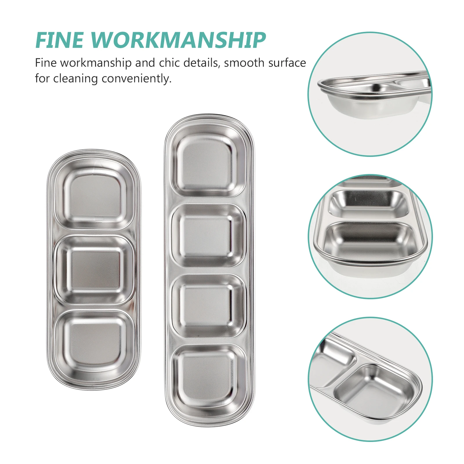 2Pcs Pet Feeding Tray Stainless Steel Multi-grid Food Dishes Cats Dogs Small Pets Accessories Easy Clean Durable
2Pcs Pet Feeding Tray Stainless Steel Multi-grid Food Dishes Cats Dogs Small Pets Accessories Easy Clean Durable