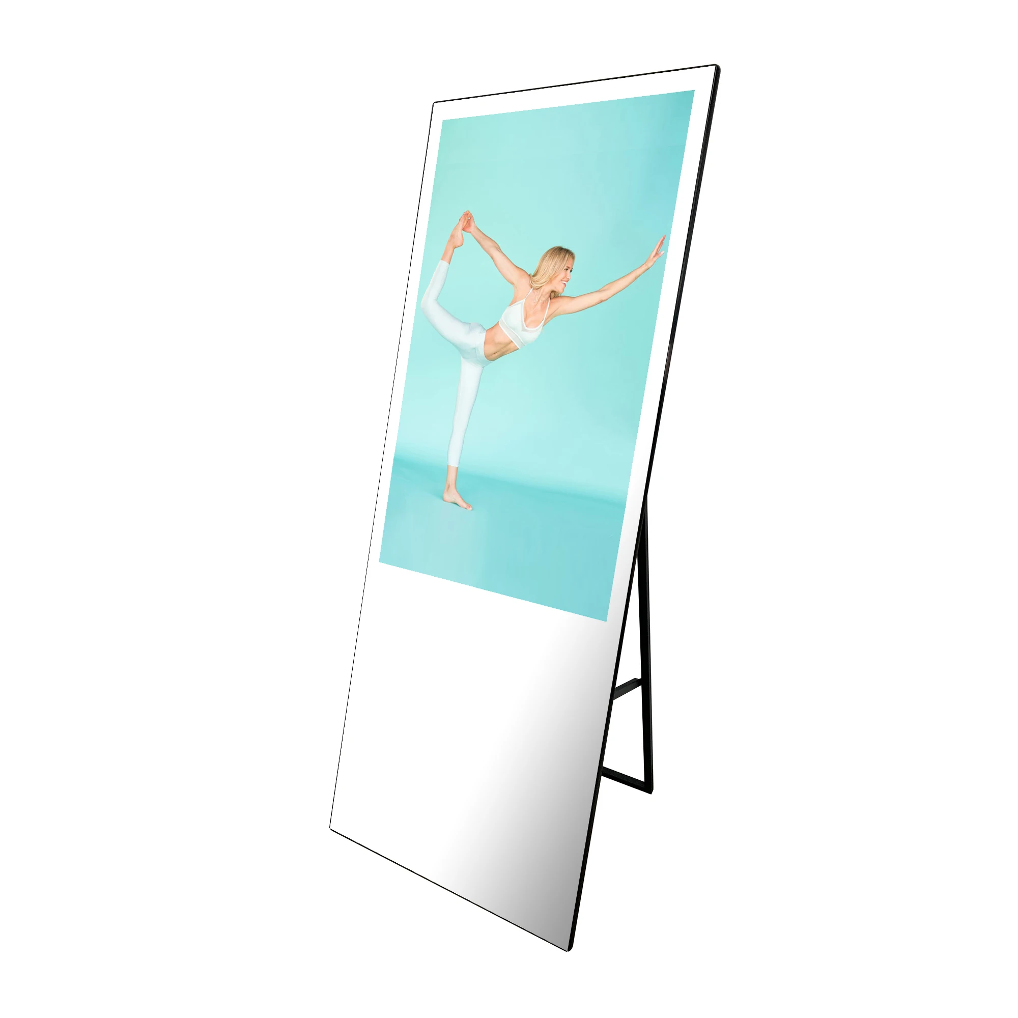 49 Inch Magic Exercise Mirror Gym Interactive Health Full Body Sport Gym Floor Exercise Workout Mirror Smart Fitness Mirror
49 Inch Magic Exercise Mirror Gym Interactive Health Full Body Sport Gym Floor Exercise Workout Mirror Smart Fitness Mirror