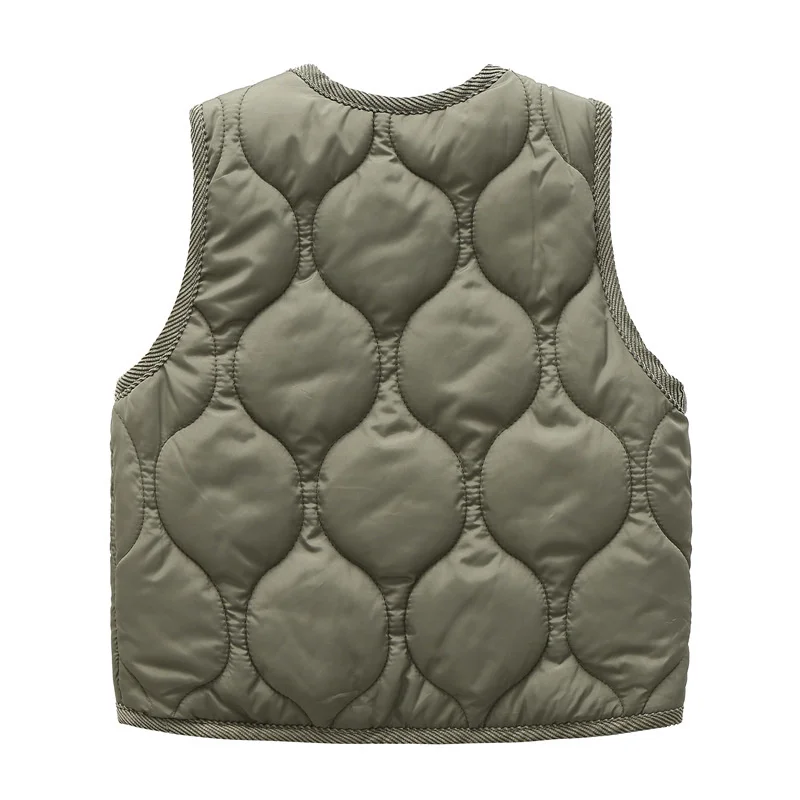 Winter Child Waistcoat Quilted Brand Single-breasted Warm Padded Baby Girls Boys Vest Kids Jackets For 2-12 Years Old
Winter Child Waistcoat Quilted Brand Single-breasted Warm Padded Baby Girls Boys Vest Kids Jackets For 2-12 Years Old