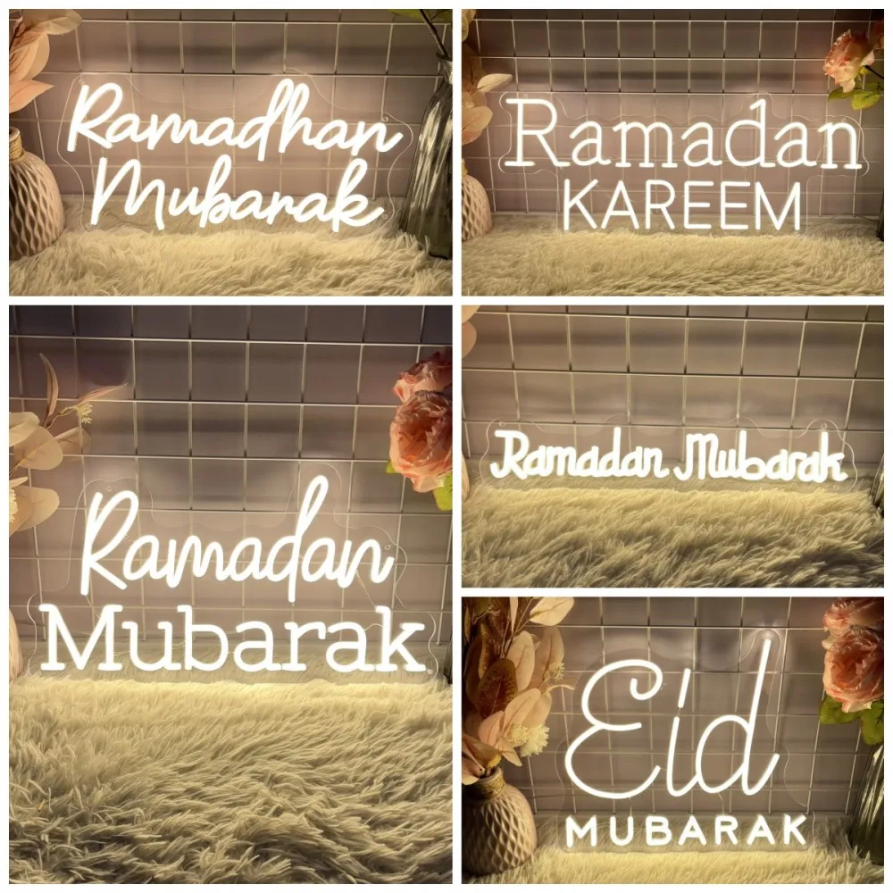 Eid Mubarak Neon Led Sign Ramadan Mubarak Neon Light Signs LED Wall Room Party Decor Bedroom Ramadan Decoration Neon Lights USB
Eid Mubarak Neon Led Sign Ramadan Mubarak Neon Light Signs LED Wall Room Party Decor Bedroom Ramadan Decoration Neon Lights USB